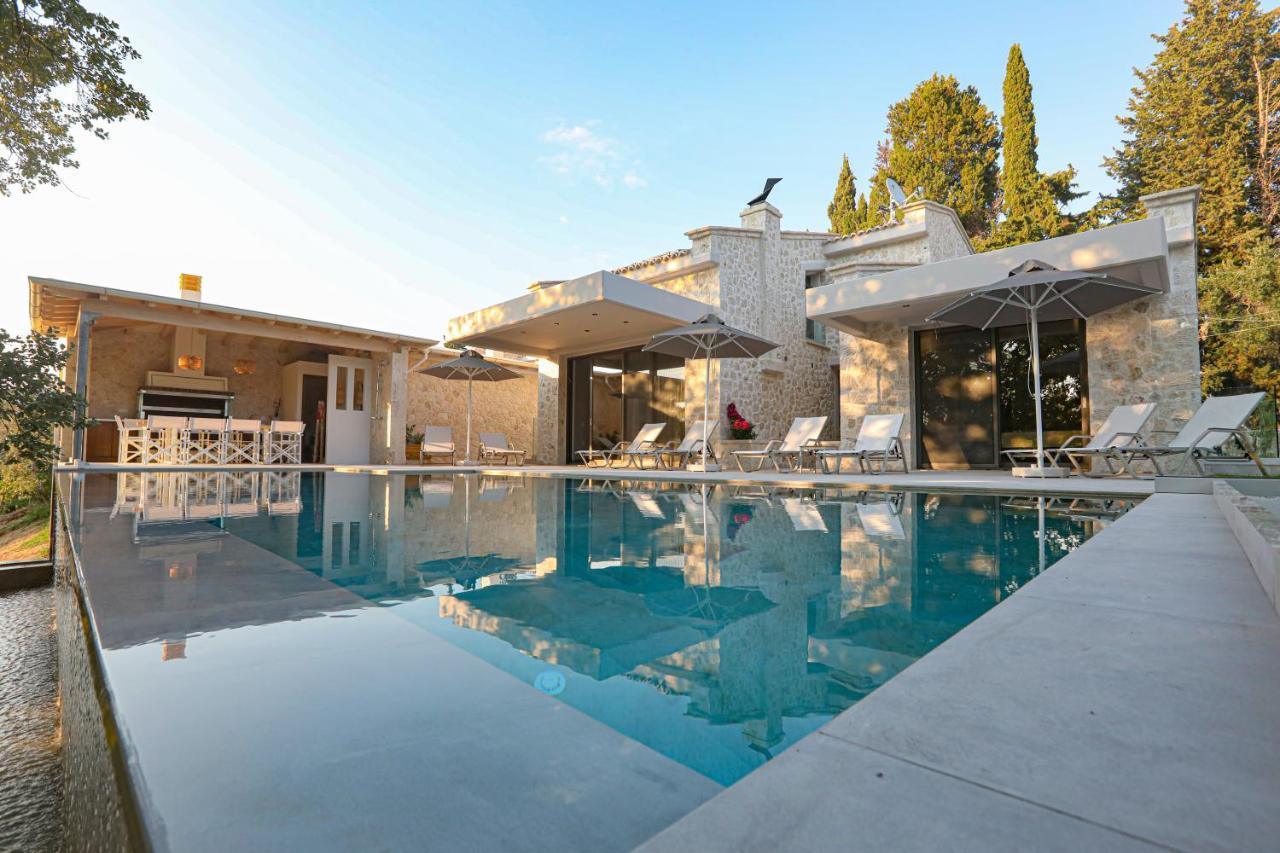 My Mediterranean Corfu Luxury Villa With Private Swimming Pool Kontokali Bagian luar foto
