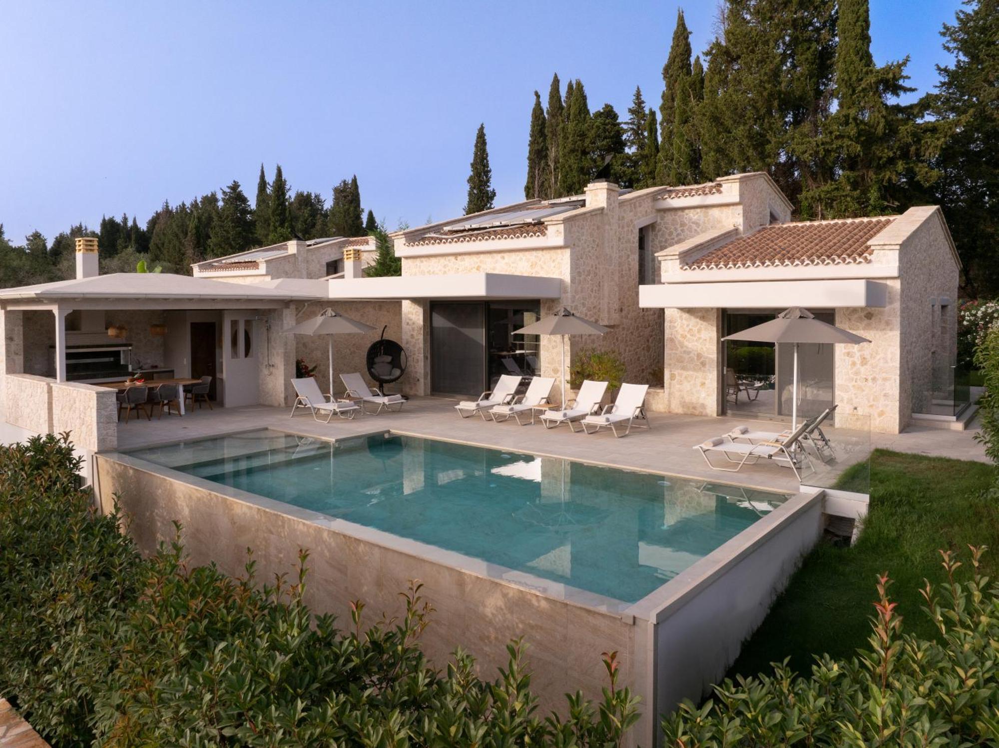 My Mediterranean Corfu Luxury Villa With Private Swimming Pool Kontokali Bagian luar foto