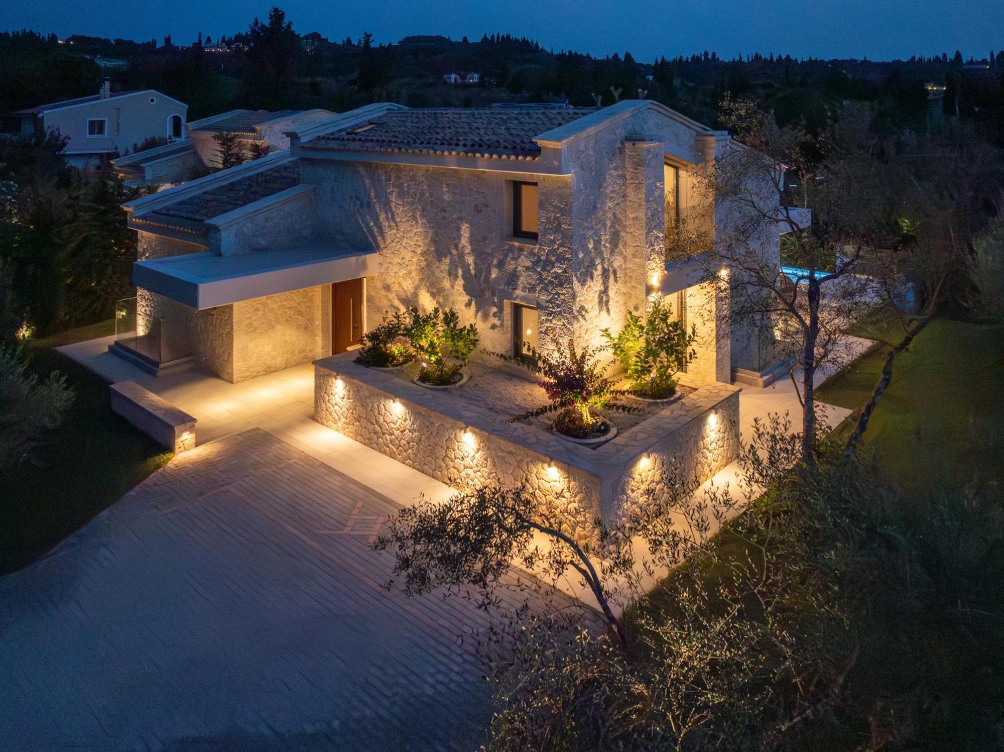 My Mediterranean Corfu Luxury Villa With Private Swimming Pool Kontokali Bagian luar foto