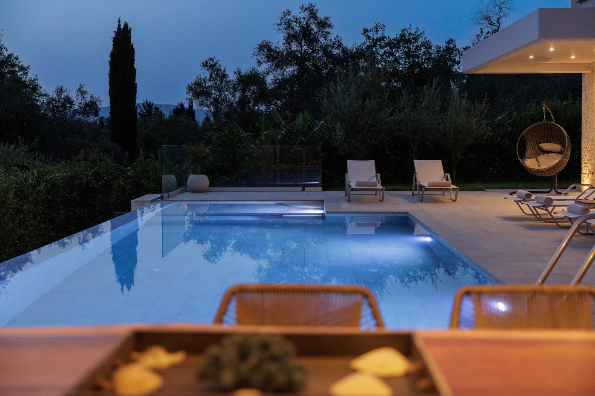 My Mediterranean Corfu Luxury Villa With Private Swimming Pool Kontokali Bagian luar foto